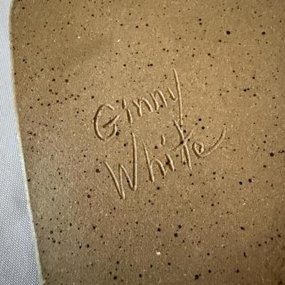 Signed Ikebana Vase & Wall Pocket Vase (D-MG)