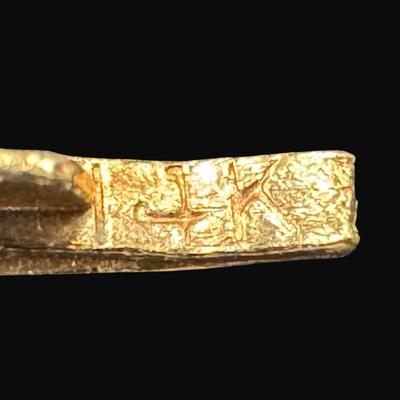 Sale Photo Thumbnail #353: **WIRE TRANSFER IS REQUIRED IF SHIPPED.** [6.58g] This rope chain measures 18 inches in length, and has a safety latch.  Pre-audition estimate: $450-$550. **ALL PRECIOUS METALS SALES ARE FINAL. NO REFUNDS WILL BE GIVEN FOR ANY REASON.** [KB]