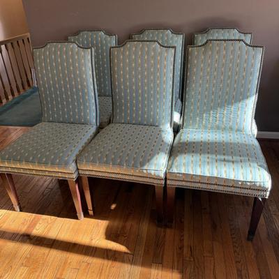 Six Michael Weiss Dining Chairs (LR-MG)