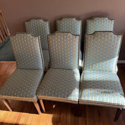 Six Michael Weiss Dining Chairs (LR-MG)