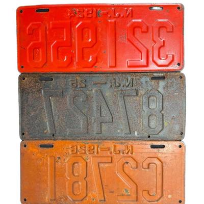 Sale Photo Thumbnail #387: Includes 1924, 1925, and 1926. Total of three pieces. [AG]