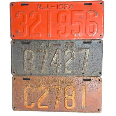 Sale Photo Thumbnail #386: Includes 1924, 1925, and 1926. Total of three pieces. [AG]