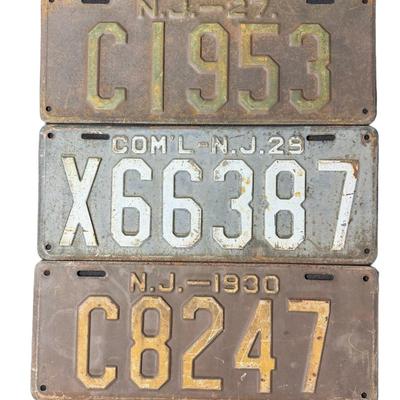 Sale Photo Thumbnail #388: Includes 1927, 1929, and 1930. Total of three pieces. [AG]