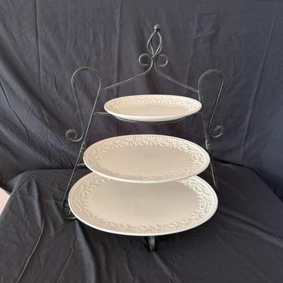 Three Tier Serving Tray (LR-MG)