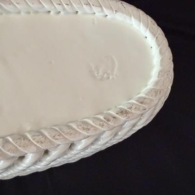 Trio of Ceramic Baskets (LR-MG)