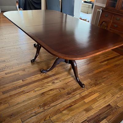 Large Dual Pedestal Dining Table (DR-MG)