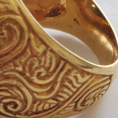 GIA CERTIFIED LAB GROWN SAPPHIRE RING