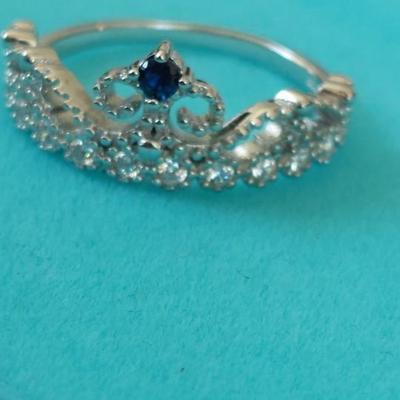 Lab created sapphire Ring