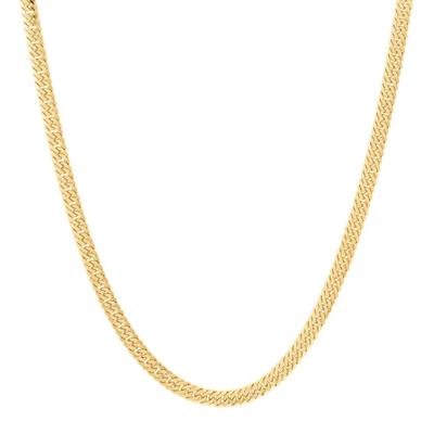 14kt Gold over 925 sterling silver curb chain