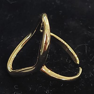 18kt Gold Overlay sterling silver Ring