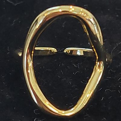 18kt Gold Overlay sterling silver Ring