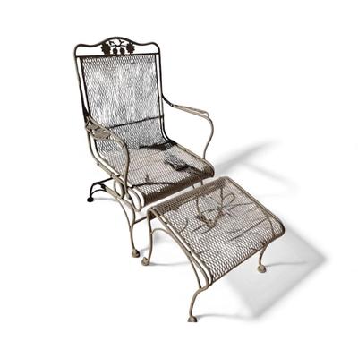 Metal Chair & Ottoman (UD-MG)