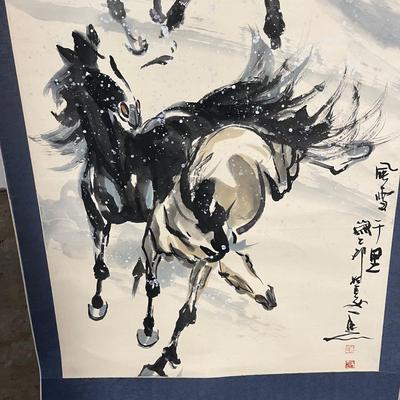 Chinese Ink Wash Scroll Painting (BP-BC)