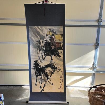 Chinese Ink Wash Scroll Painting (BP-BC)