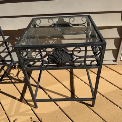 Two Metal Nesting Tables (UD-MG)
