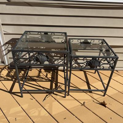 Two Metal Nesting Tables (UD-MG)