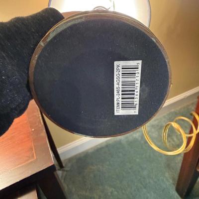 Three Petite Table Lamps & Extra Shades (BGB-SS)