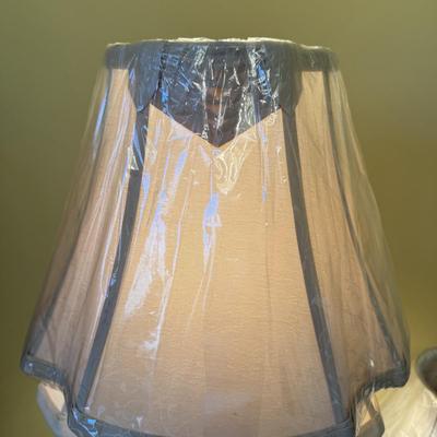 Three Petite Table Lamps & Extra Shades (BGB-SS)