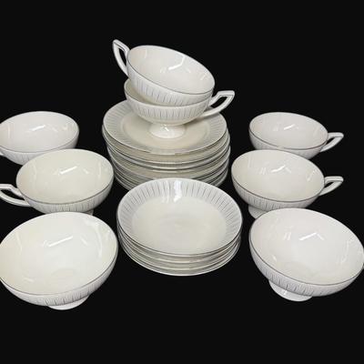 Sale Photo Thumbnail #485: Service for six. [RE]