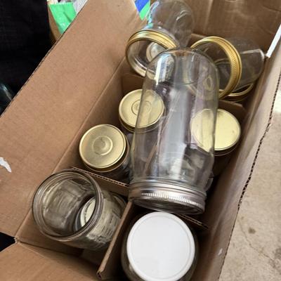 Sale Photo Thumbnail #119: Glass containers