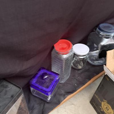 Sale Photo Thumbnail #120: Glass containers