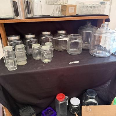 Sale Photo Thumbnail #117: Glass containers