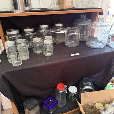 Sale Photo Thumbnail #114: Glass containers