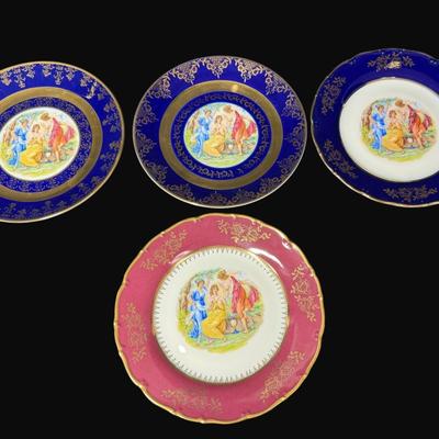 Sale Photo Thumbnail #493: Makers include Czecho, Moritz Zoekaver (x2), and Epiag. Total of four pieces. Measurement of largest: 10” Diameter. Pre-auction estimate: $50-$100. [RE]