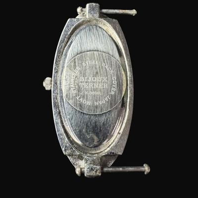 Sale Photo Thumbnail #506: Includes an Elgin pocket watch (Illinois Watch Case Co.), an Old England necklace watch without chain, and a Bijoux Terner watch without band. Total of three pieces. Not tested. [CS]