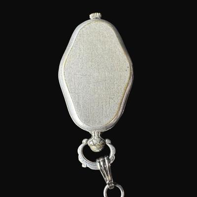 Sale Photo Thumbnail #504: Includes an Elgin pocket watch (Illinois Watch Case Co.), an Old England necklace watch without chain, and a Bijoux Terner watch without band. Total of three pieces. Not tested. [CS]