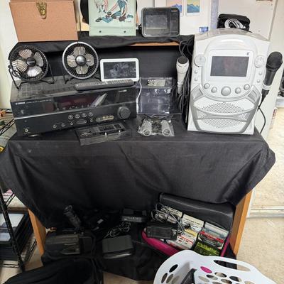 Sale Photo Thumbnail #125: Receiver, Karaoke, Records, cassettes