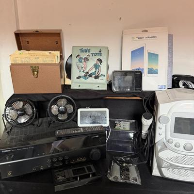 Sale Photo Thumbnail #126: Receiver, Karaoke, Records, cassettes