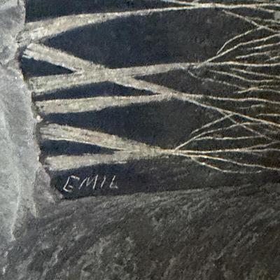 Signed Slate Etching (BPR-MG)