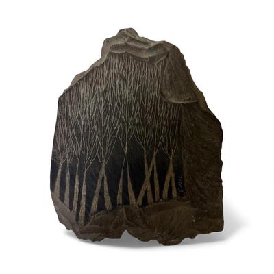 Signed Slate Etching (BPR-MG)