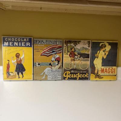 Framed French Advertising Posters (BPR-MG)