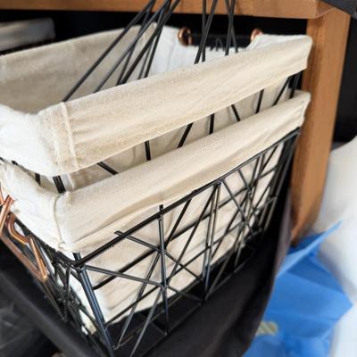 Sale Photo Thumbnail #163: Baskets,Metal Decor, Plastic storage Boxes Magazine rack.