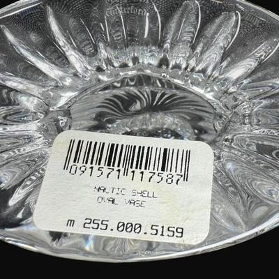 Sale Photo Thumbnail #576: Includes a Chemex pour over coffee maker, an Italian glass bottle, a medium pitcher, Waterford Marquis, and more. Total of seven pieces. Measurement of tallest: 9”H. [CS]