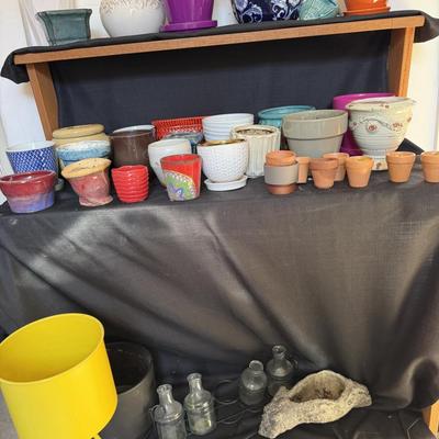 Sale Photo Thumbnail #182: Plant pots All shapes and colors.