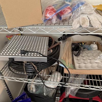 Sale Photo Thumbnail #189: Plant grow lights and Potting items.

Shelf not included