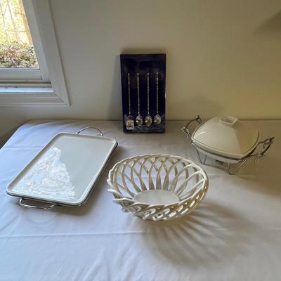Assortment of White Serving Pieces and More (BP-BC)