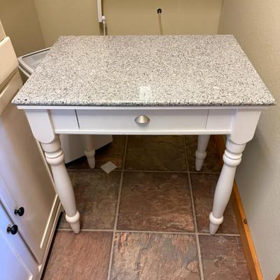 White Side Table with one Drawer