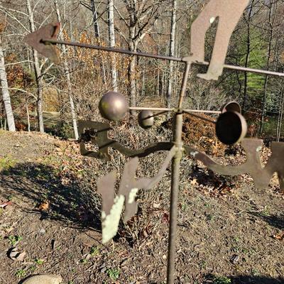 Metal Golfer Theme Weather Vane (BY-JS)