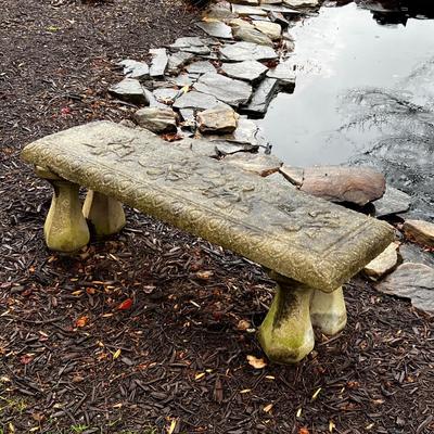 Concrete Angel Theme Outdoor Bench (BY-JS)