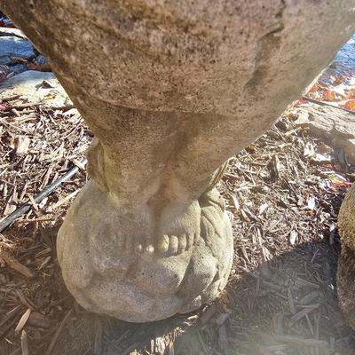 Trio of Concrete Yard Art (BY-JS)