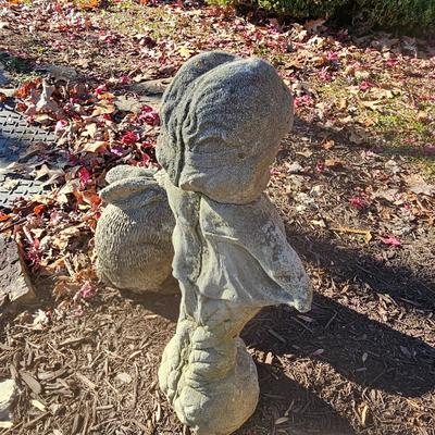 Trio of Concrete Yard Art (BY-JS)