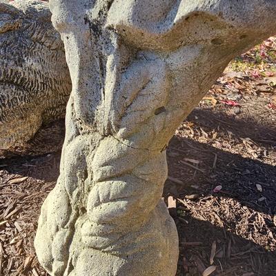 Trio of Concrete Yard Art (BY-JS)