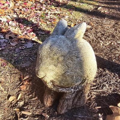 Trio of Concrete Yard Art (BY-JS)