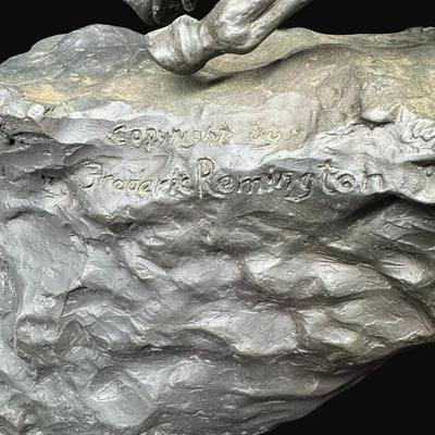 Sale Photo Thumbnail #680: On a marble base. Measurement: 18”H. [DR]