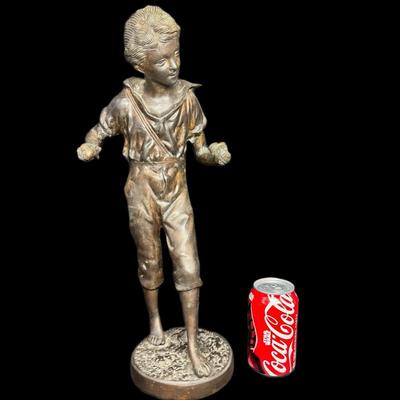 Sale Photo Thumbnail #682: Signed. Measurement: 17.5”H. [DR]