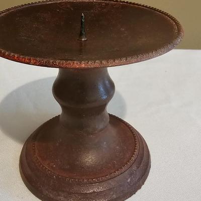 Wrought Iron & Brass Candle Stands (BLR-JS)